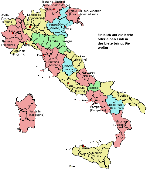 Übersichtskarte Italien (Dieses Gebiet ist noch nicht aktiviert.)